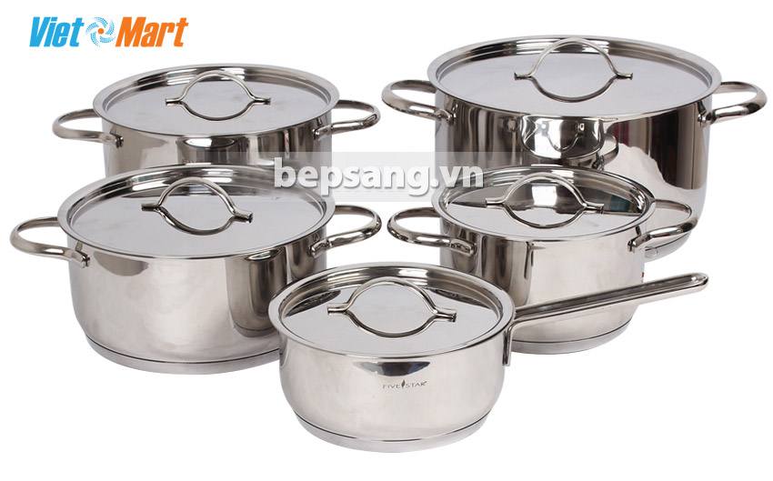 Bộ Nồi Bếp Từ Five Star: Review Chi Tiết, Giá Cả & Nơi Mua Gallery 1