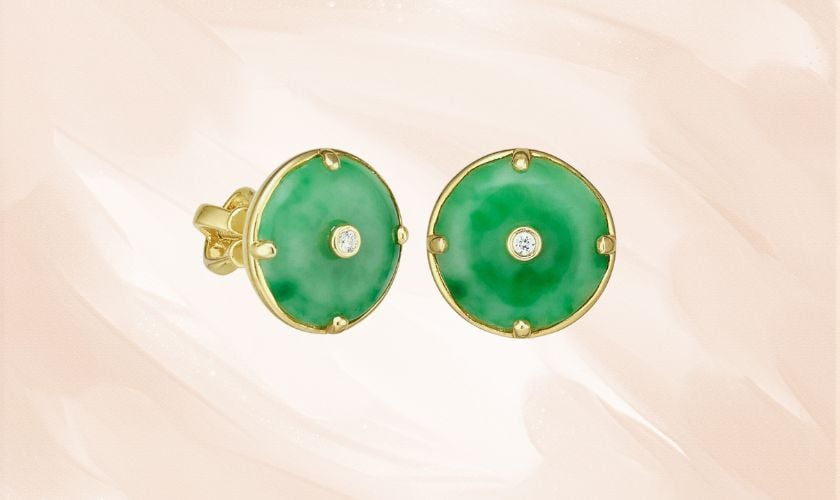Bông Tai Cẩm Thạch: Sang Trọng và Thời Thượng Gallery 1