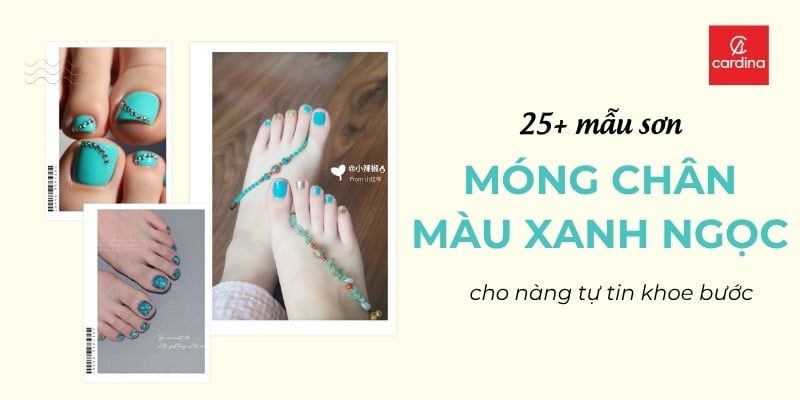Móng Chân Màu Xanh Ngọc: Sang Trọng và Thu Hút Gallery 1