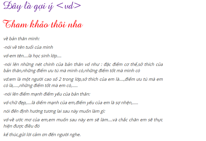 Giới thiệu bản thân ngắn gọn và hiệu quả Gallery 1