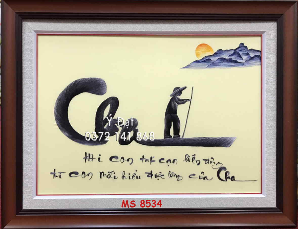Tranh Thêu Cha Mẹ: Món Quà Ý Nghĩa Tri Ân Công Sinh Thành Gallery 1