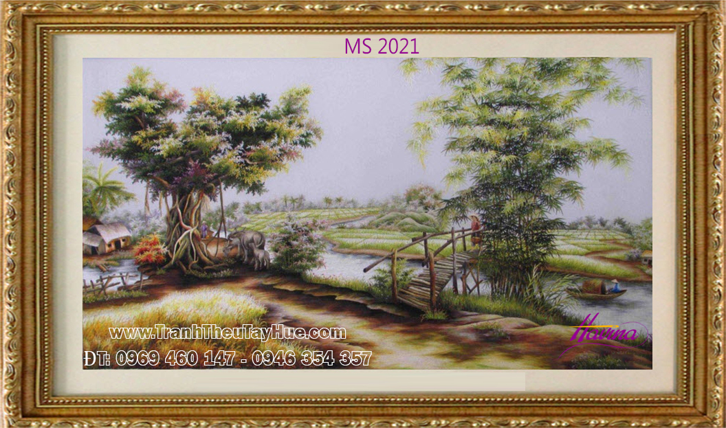 Tranh Thêu Tay Phong Cảnh: Món Quà Nghệ Thuật Tinh Tế Cho Không Gian Sống Gallery 1