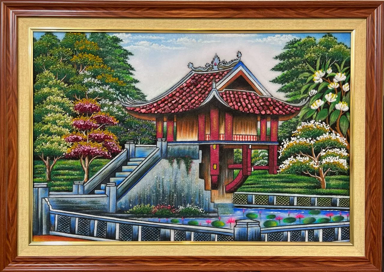Tranh Tô Màu Chùa Một Cột Gallery 1