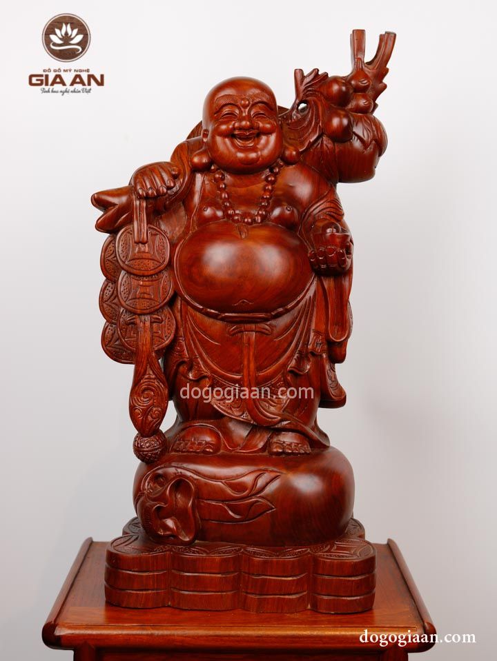 Tượng Di Lặc Gỗ Hương: May Mắn, Tài Lộc Ngập Tràn Gallery 1