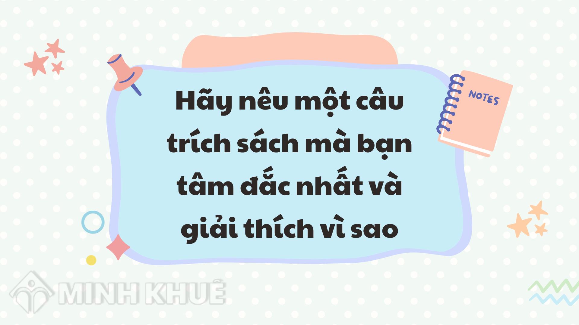 Câu Trích Sách Tâm Đắc Nhất Và Lý Do Gallery 1