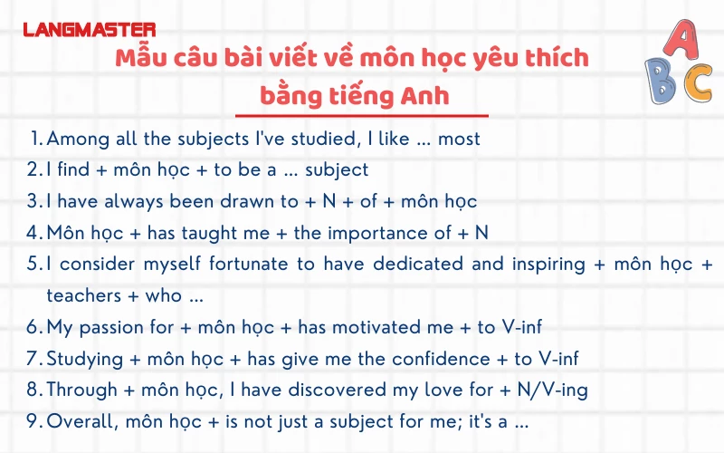 Môn học yêu thích của tôi Gallery 1