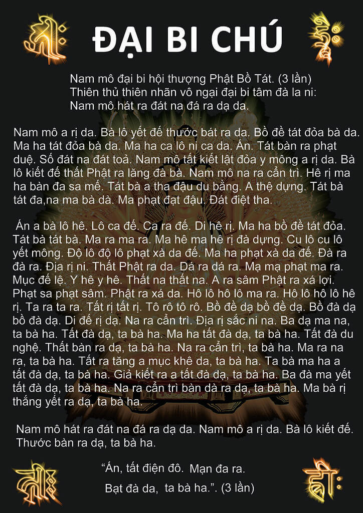 Lời Kinh Chú Đại Bi 7 Biến - Chữ To PDF Gallery 2