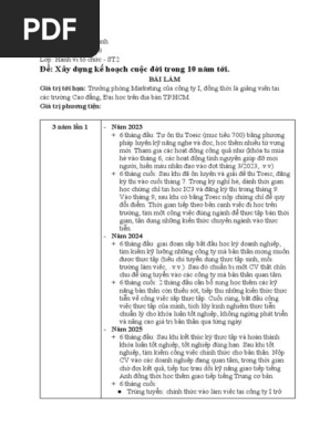 Kế Hoạch Cuộc Đời PDF: Tải xuống mẫu & hướng dẫn lập kế hoạch chi tiết Gallery 2