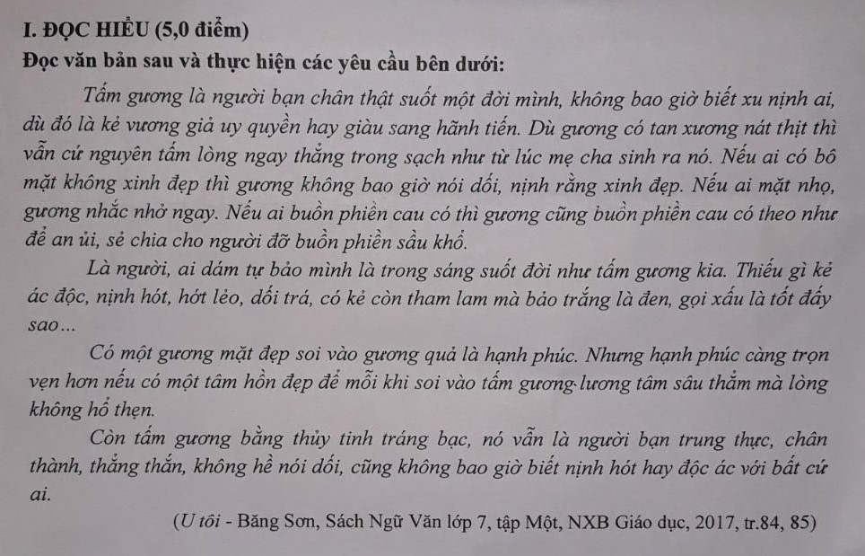 Tấm Gương Người Bạn Chân Thật