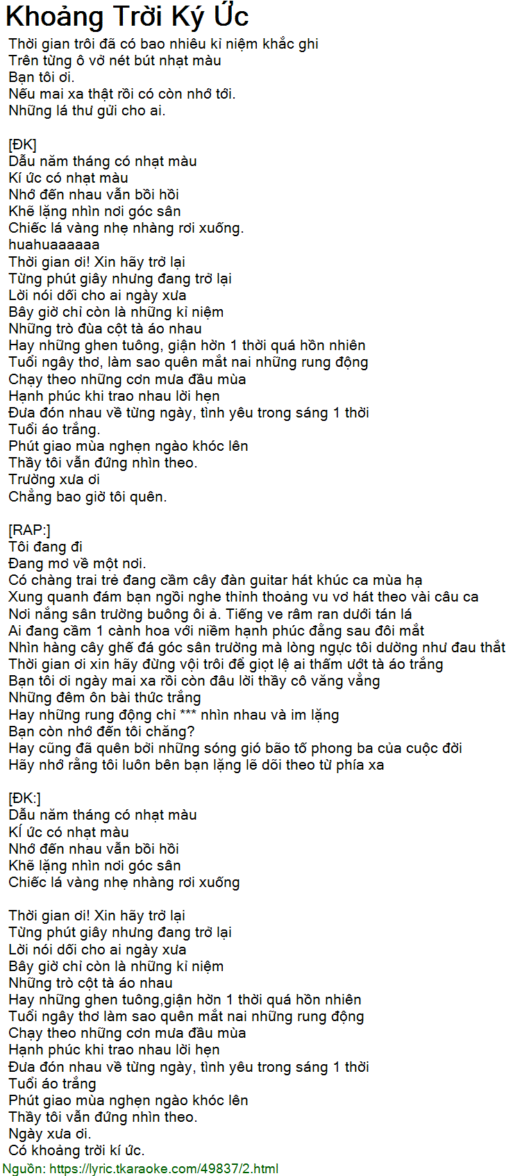 Ai cũng phải có cho mình khoảng trời ký ức Gallery 1