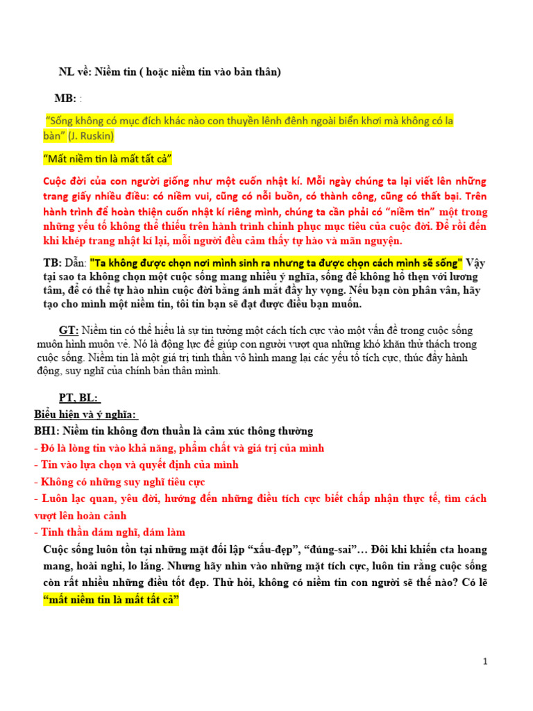 Niềm Tin Là Gì? Tầm Quan Trọng Và Cách Xây Dựng Niềm Tin Gallery 1