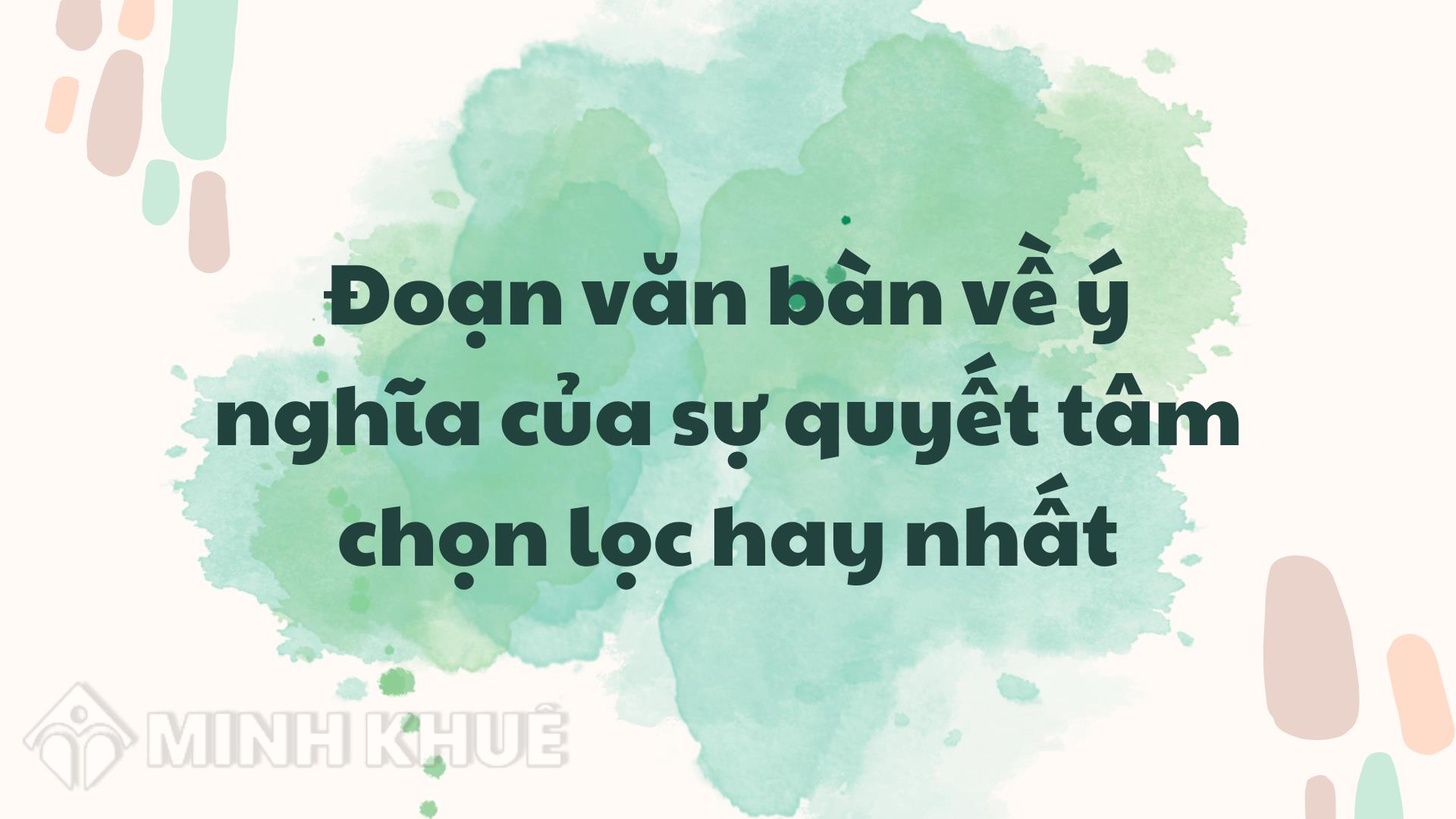 Ý Nghĩa Của Sự Quyết Tâm Gallery 1