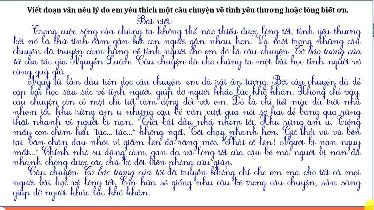 Bài Văn Về Tình Yêu Thương Gallery 2