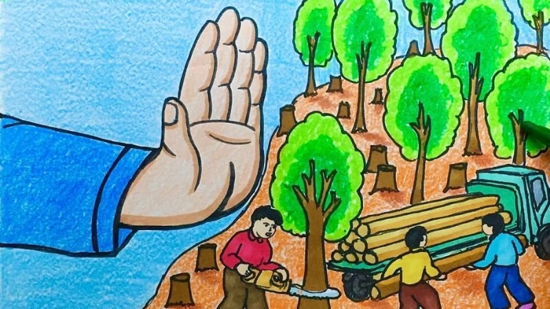 Hình Vẽ Bảo Vệ Môi Trường Đơn Giản Gallery 2