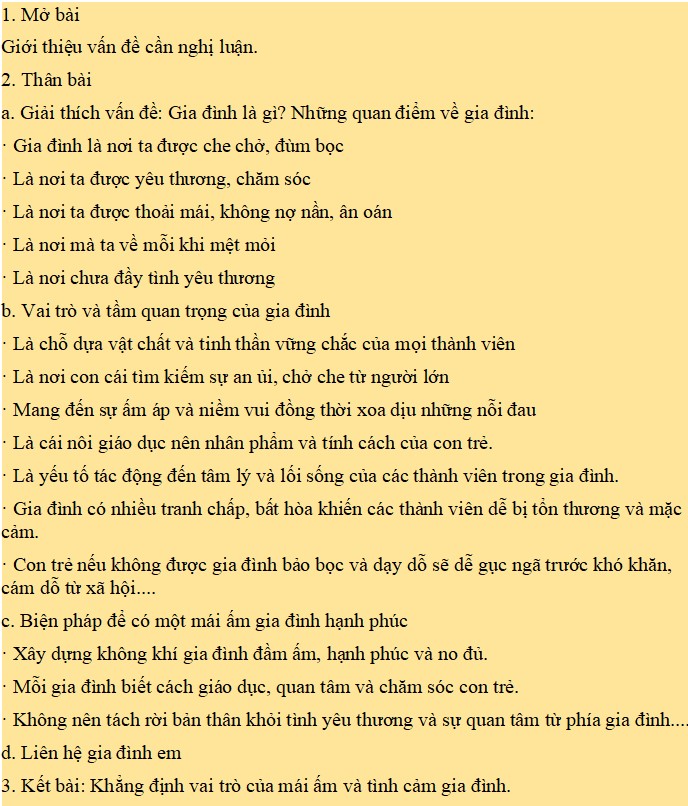 Suy nghĩ của em về tình cảm gia đình Gallery 2