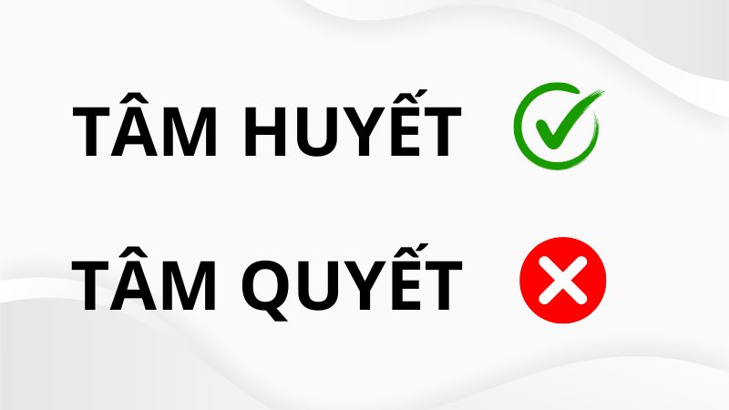 Tâm Quyết Hay Tâm Huyết? Sự Khác Biệt Và Ý Nghĩa