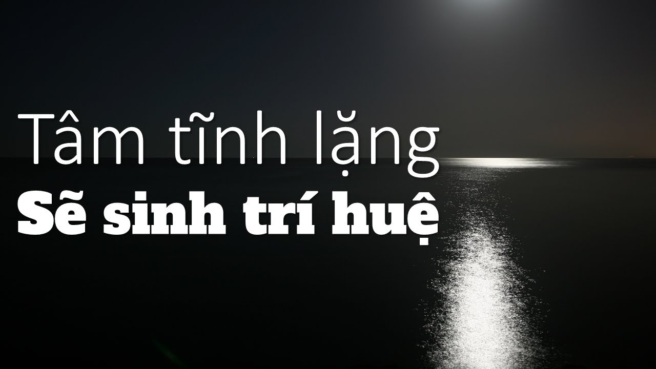 Tâm Tĩnh Lặng Sẽ Sinh Trí Huệ