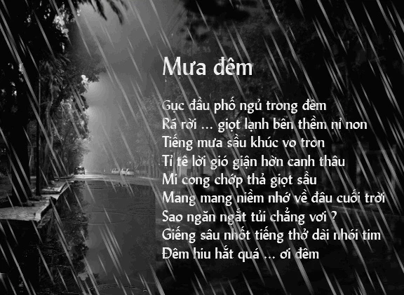 Thơ Trời Mưa Buồn Gallery 1
