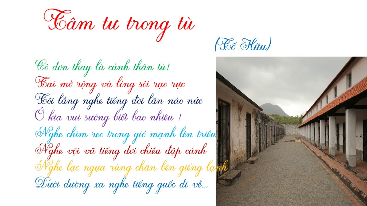 Tâm Tư Trong Tù Thể Thơ: Giọng Nói Bi Thương Từ Phía Sau Song Sắt