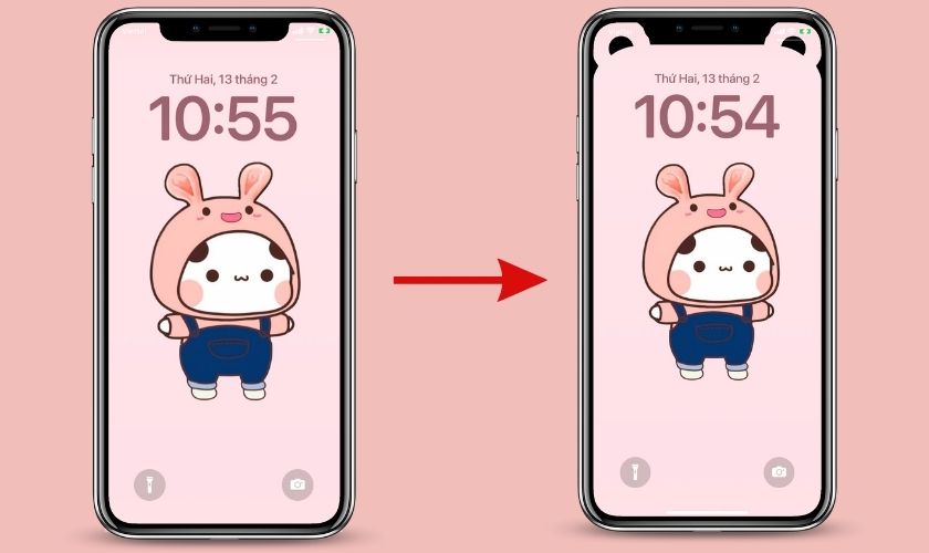 Tạo Hình Nền Tai Thỏ Dễ Thương và Độc Đáo