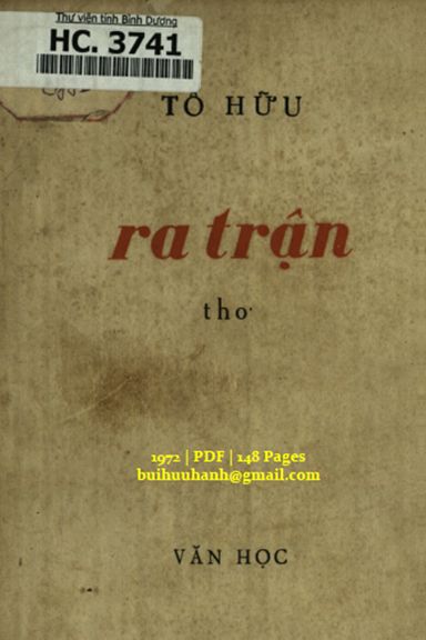 Tập Thơ Ra Trận