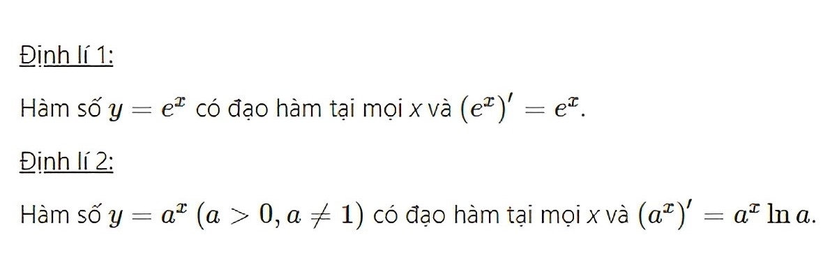 Tập xác định của e mũ x