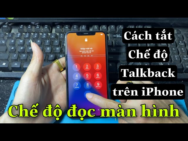 Tắt Chế Độ Khiếm Thị