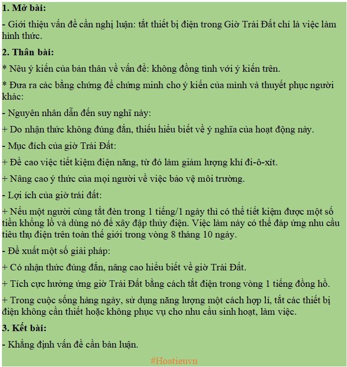 Tắt thiết bị điện trong Giờ Trái đất chỉ là việc làm hình thức không có tác dụng?