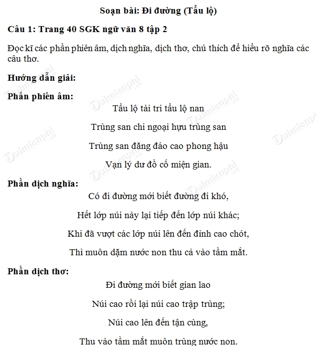 Tẩu Lộ Lớp 8: Phân Tích Chi Tiết và Giá Trị Văn Học