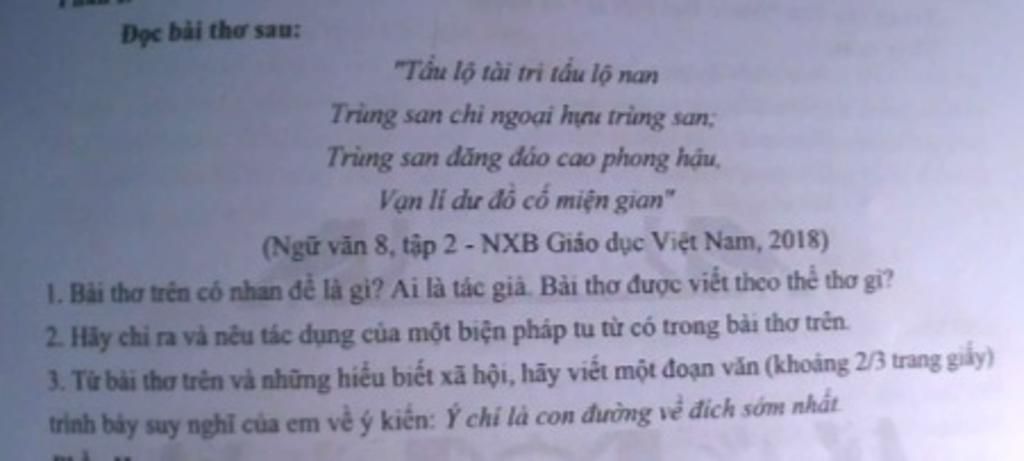 Tẩu lộ tài tri, tẩu lộ nan