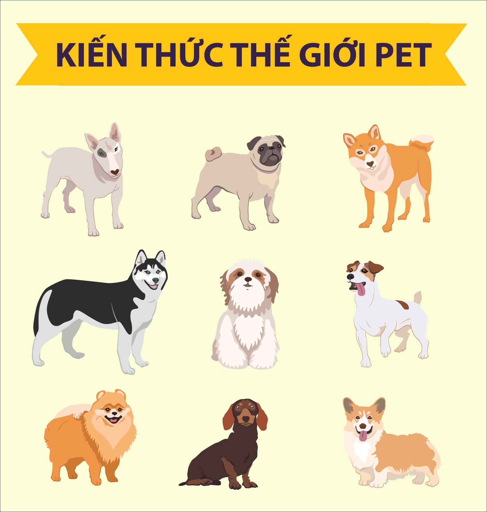 Tên các giống chó phổ biến trên thế giới