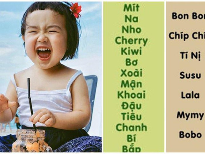 Tên con gái ở nhà dễ thương