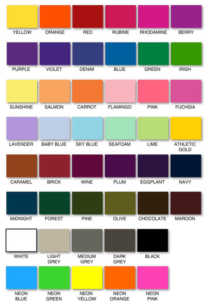 Color Names in English