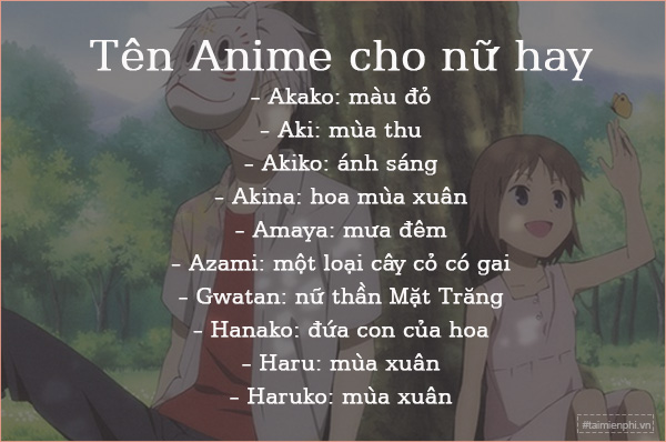 Tên Nhân Vật Anime Hay: Gợi Ý Đặt Tên Ấn Tượng Và Độc Đáo