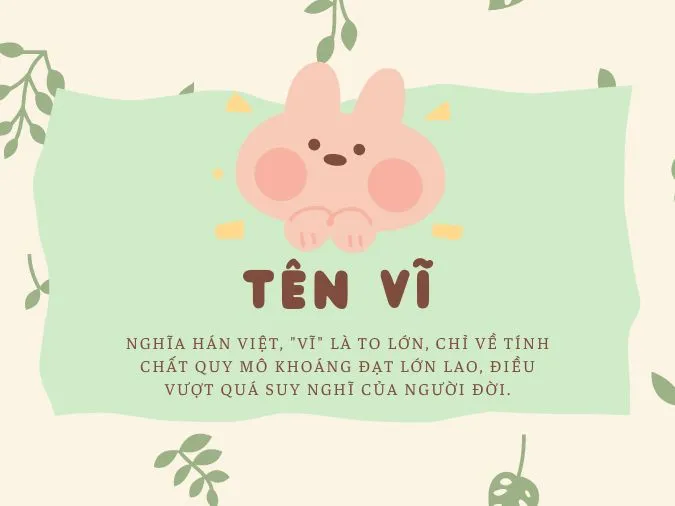 Vi hay Vy? Cái tên nào phù hợp hơn?