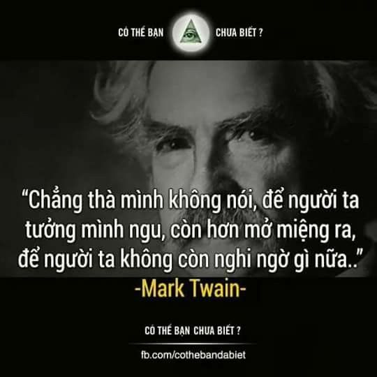 Thà Không Nói Để Người Ta Tưởng Mình Ngu Gallery 1