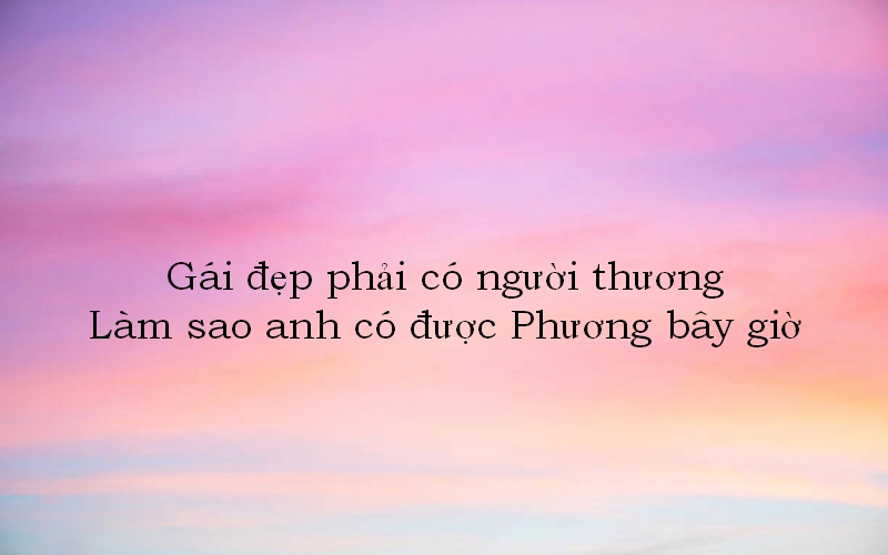 Thả Thính Phương - Bí Kíp Thu Hút Người Yêu