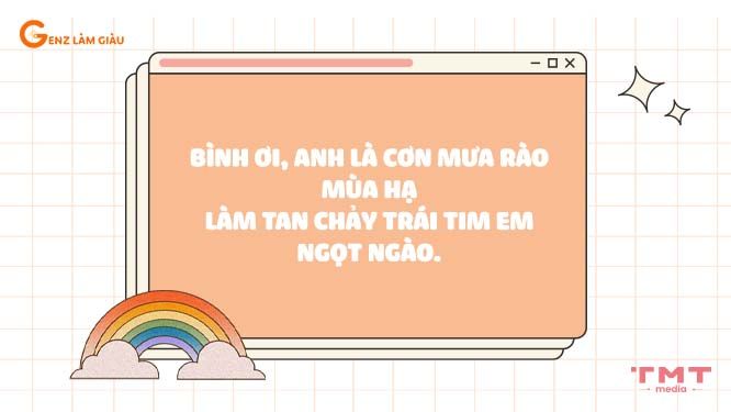Tuyệt Chiêu Thả Thính Tên Bình Đốn Tim Crush