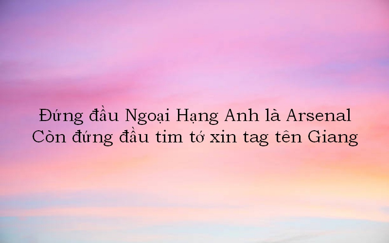 Những Cách Thả Thính Tên Giang Hay Nhất, Đốn Tim Người Ấy Ngay!