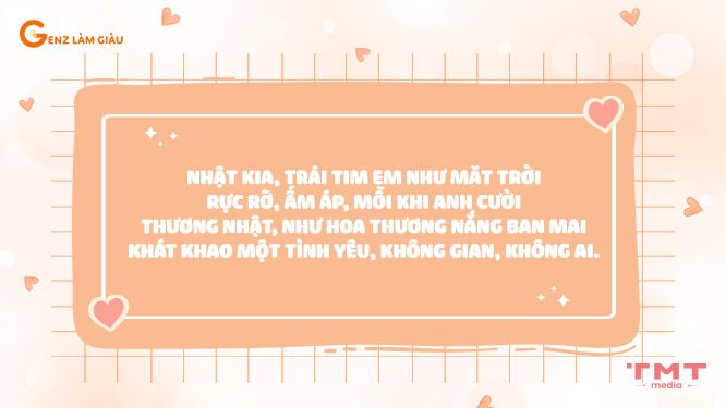 Thả Thính Tên Nhật: Những Câu Thả Thính Hay Nhất, Độc Đáo Nhất