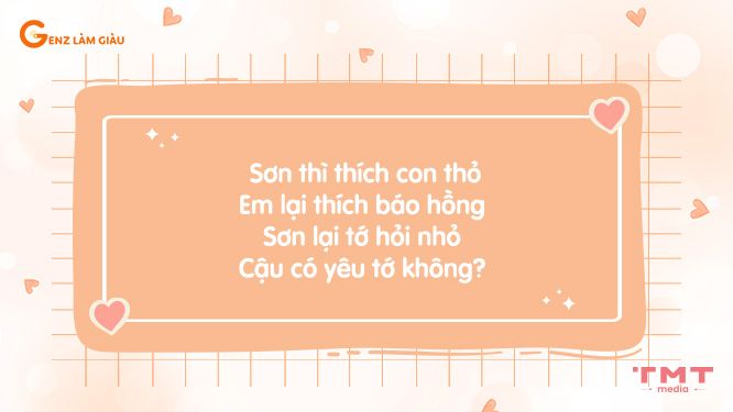 Thả Thính Tên Sơn - Bí Kíp Thu Hút Chàng Trai Tên Sơn