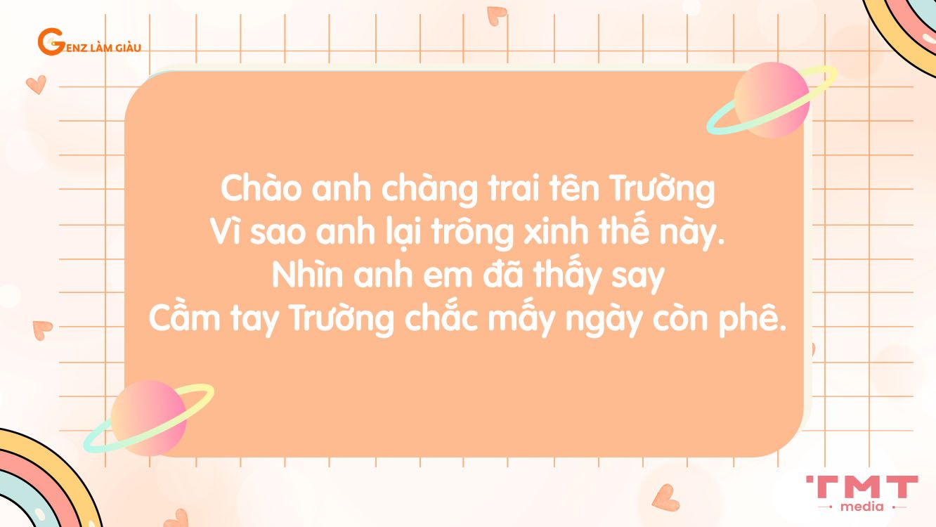 Thả Thính Tên Trường: Gây Ấn Tượng Với Crush Chỉ Với Một Câu Nói!