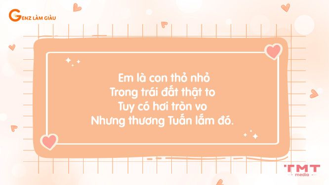 Thả Thính Tên Tuấn - Những Câu Thả Thính Hay Nhất