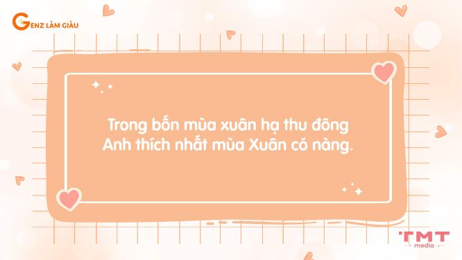 Những Câu Thả Thính Tên Xuân Hay Nhất, Gây Nghiện Nhất Gallery 2