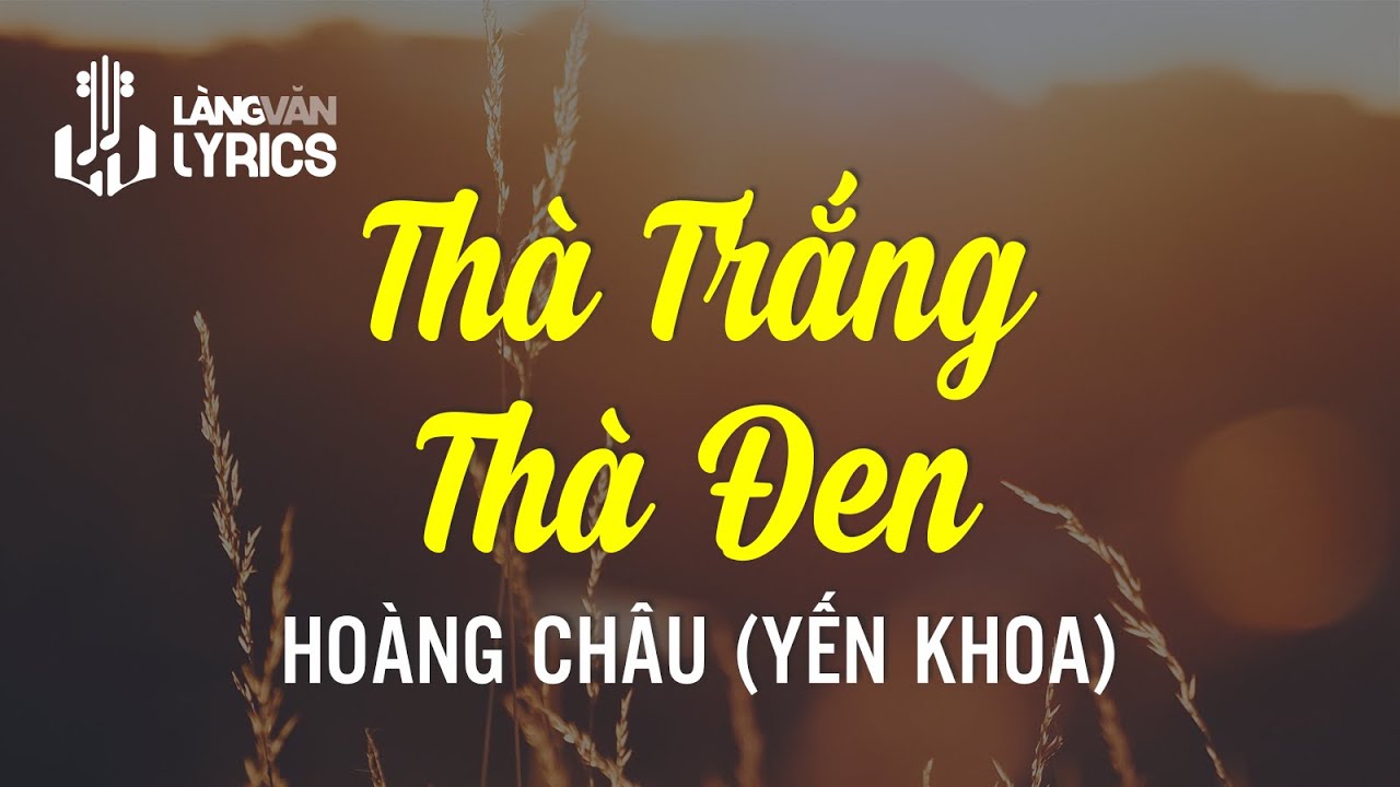 Thà trắng thà đen