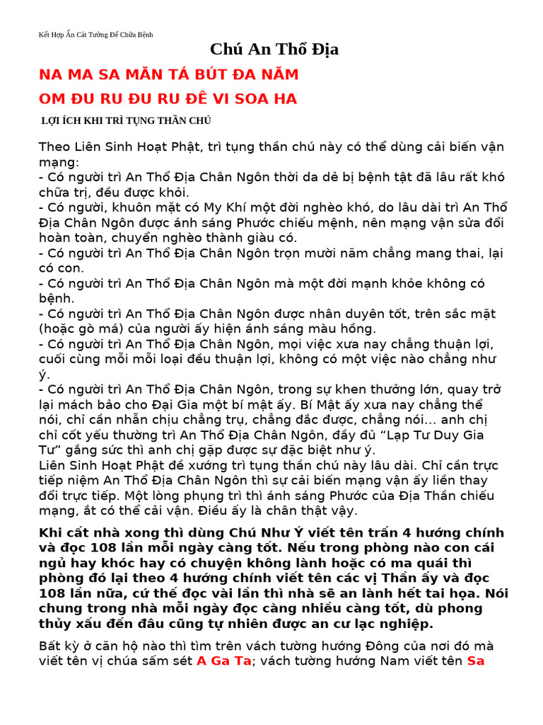 Thần Chú An Thổ Địa Gallery 2