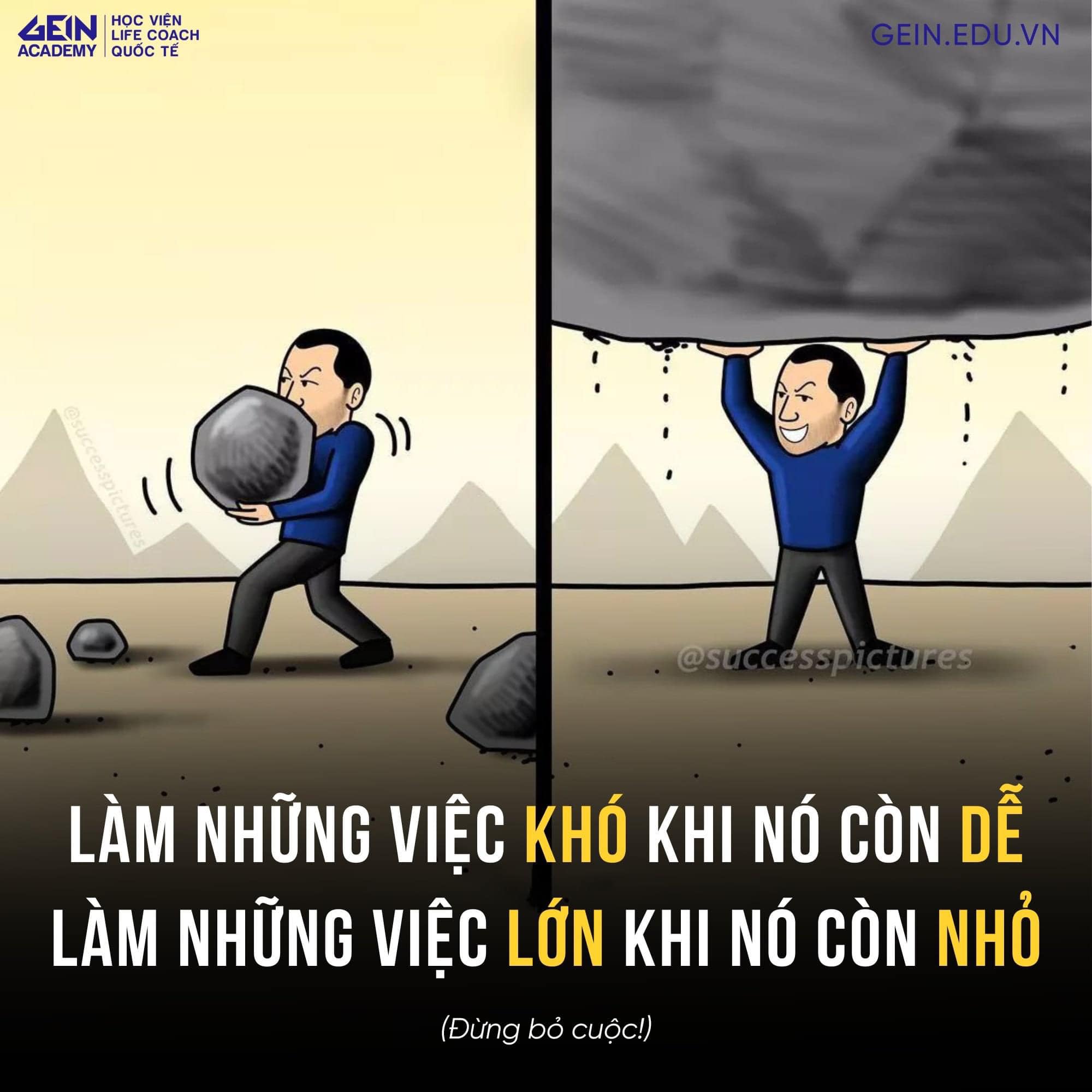 Thành công bắt đầu từ đâu?