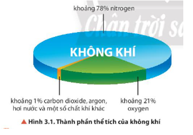 Chất nào chiếm tỉ lệ thể tích lớn nhất trong không khí? Gallery 1