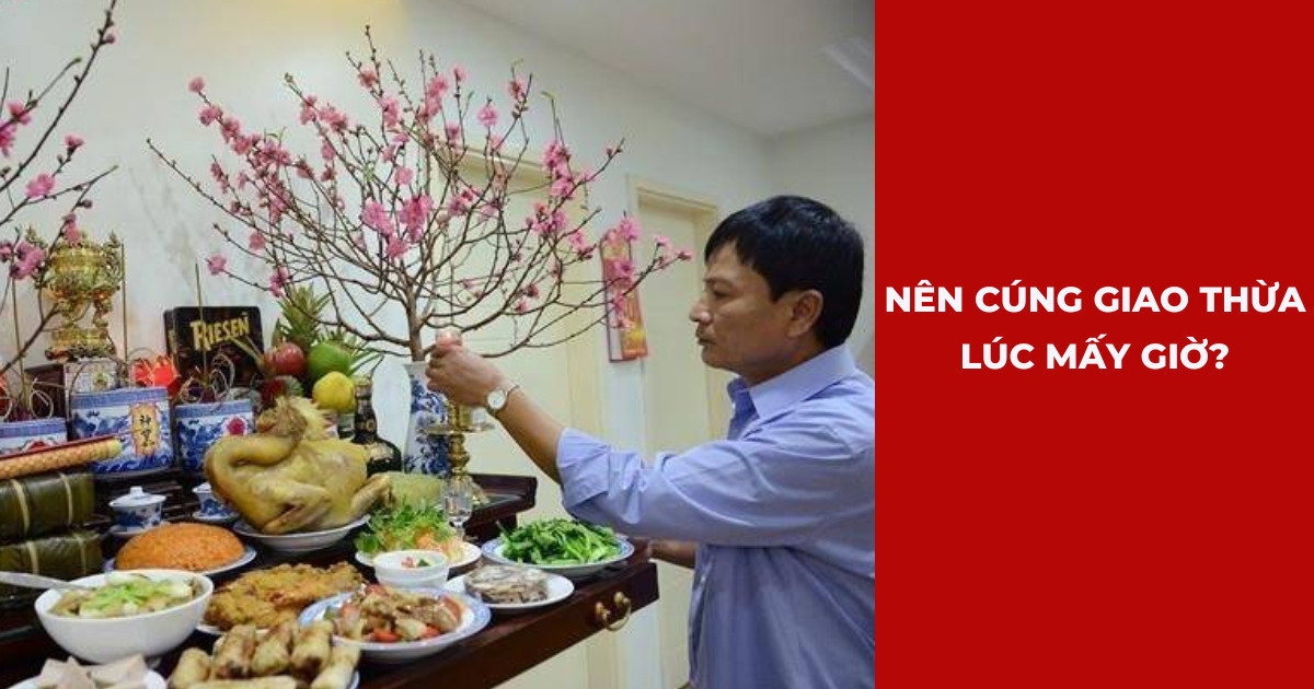 Thắp hương giao thừa lúc mấy giờ?