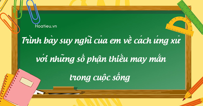 Cách ứng xử với những số phận thiếu may mắn trong cuộc sống Gallery 1